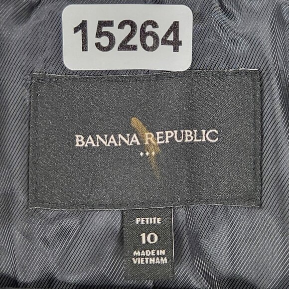 Double-Breasted Black Blazer with Gold Buttons - Picture 9 of 13